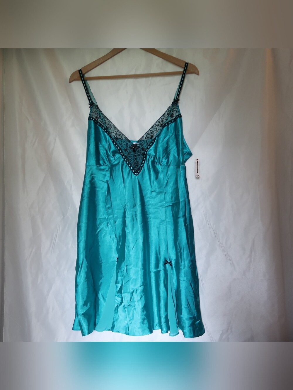 New Directions Intimates Lace Chemise Slip Nightgown